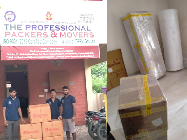 The Professional packers and movers chennai